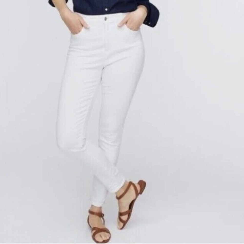 J.Crew Curvy Toothpick white jeans Size 30 NWT